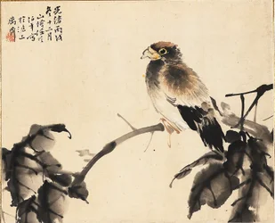 Fågel på en gren, 1886