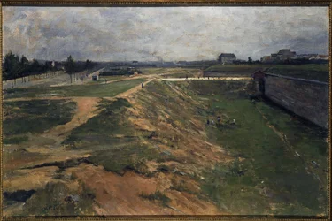 Vy över Fort de Vanves, ca 1880 (olja på duk)
