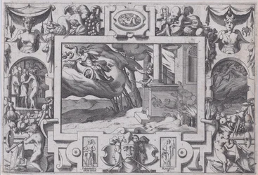 Medea flyr från Jason Det korthänta svärdet Jason förföljer henne men kan inte leva..., 1563.