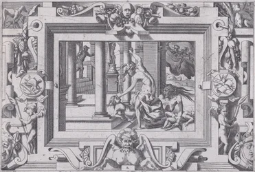 Medea dödar sina två barn med Jason. För vilken Absyrtos blod utgöts, orsakat av s..., 1563
