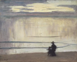 Between Dog and Wolf, ca 1910 (olja på panel)