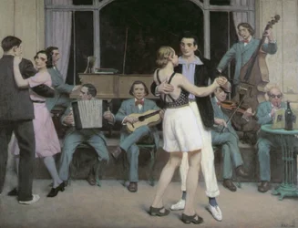 Kasinobaren i Cabourg, ca 1930 (olja på duk)