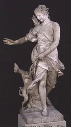 Diana och hennes hund