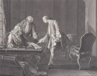 Den förlorade sonen kräver sitt arv, ca. 1751.
