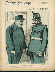 Illustration av Hermann-Paul (1864-1940) för omslaget till Le Canard Sauvage, nr 21