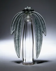 Bouchon Eucalyptus, nr 507, ca 1919 (klart, frostat och grönmålat glas)