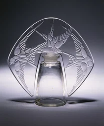 Bouchon Trois Hirondelles No. 496, c.1920 (klart och frostat glas)