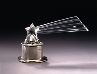 Comete, ca 1925 (klart frostat glas)