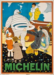 Reklamaffisch för Michelin, cirka 1925