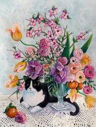 Smokingkattens vårblomning