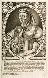 Dick Whittington, borgmästare i London (gravyr)