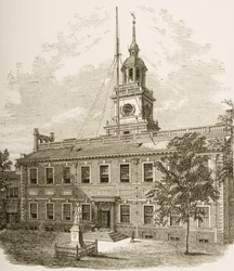 County Court House eller, Independence Hall, Philadelphia Pennsylvania, c.1880