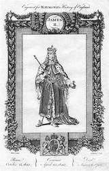 James II av England, 1700-talet.