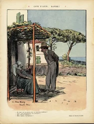 Illustration av Ricardo Flores (1878-1918) i Le Rire, 24/02/12 - Cote d
