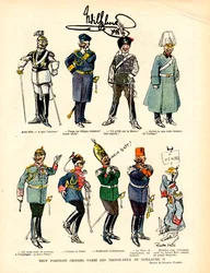 Röda skratt, satiriska i färger