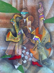 Abstrakt jazzframträdande
