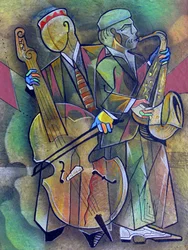 Ett livfullt jazzduo