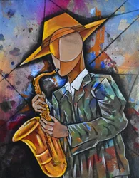 Den livfulle jazzmusikern