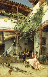 På gården, 1876