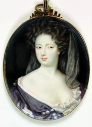 Anne Greville, grevinna av Kingston (akvarell på elfenben)