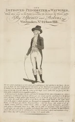 Den förbättrade stegräknaren eller vägvisaren, c 1700-talet