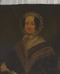 Mrs Rhoda Richards, hustru till generalmajor Alfred Richards, 31:a bengaliska infödda infanteriet
