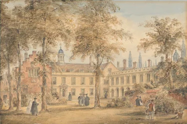 Trinity Hall från Garden, Cambridge