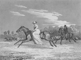 The Lady at Egham Races, c1810