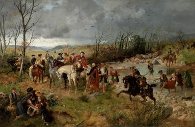 Halt of Prince Charles Edward on the Banks of the Nairne, 1878