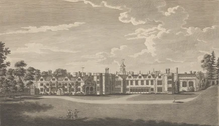 Knole, nära Sevenoke, i grevskapet Kent, tidigare ett palats som tillhörde Archiep..., 1777-90.