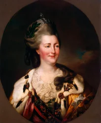 Porträtt av kejsarinnan Katarina II