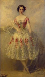 Porträtt av Marie-Adeline Plunkett, 1854.
