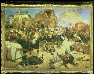 Candahar: The 92nd Highlanders and the 2nd Gurkhas Storming Gaudi Mullah Sahibdad