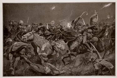 Nattavgiften för de 19:e husarerna nära Lydenberg den 7 november 1900