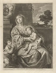 Madonna med sovande barn och Johannes Döparen Onze Lieve Vrouwe assistant tot Brvssel (titel på objekt)