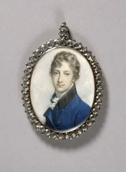 Porträttminiatyr av John Norris av Hughenden, ca 1795-1800