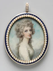 Porträtt av Mary Frances (Fanny) Swinburne