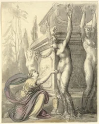Heliaderna vid Phaetons grav (Ovidius, Metamorphoses, II, 340-366)