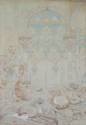 Fantasy of the Egyptian Hareme, 1865