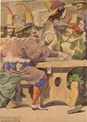 Spel, mitten av 1800-talet