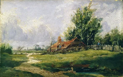 Landskap, ca 1837 (olja på trä)