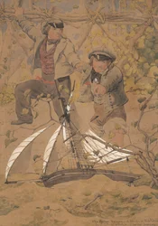 Paketet försenat, 1854