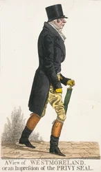 "A View of Westmoreland, or an impression of the Privy Seal", 1821