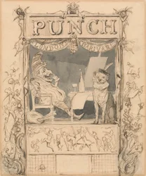 Design för titelsidan för Punch