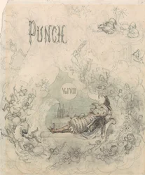 Titelsida för Punch, vol. VIII