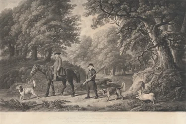 Game Keepers. Till höger ärade. Lord Viscount Torrington