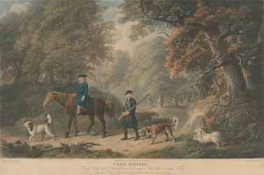 Game Keepers. Till höger ärade. Lord Viscount Torrington