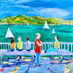 A Bench, Sausalito, 2017