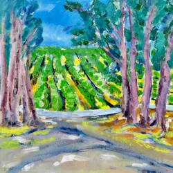 Vineyard Beyond the Trees, 2019