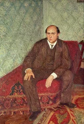 Porträtt av Arnold Schönberg (1874-1951), omkring 1905-6